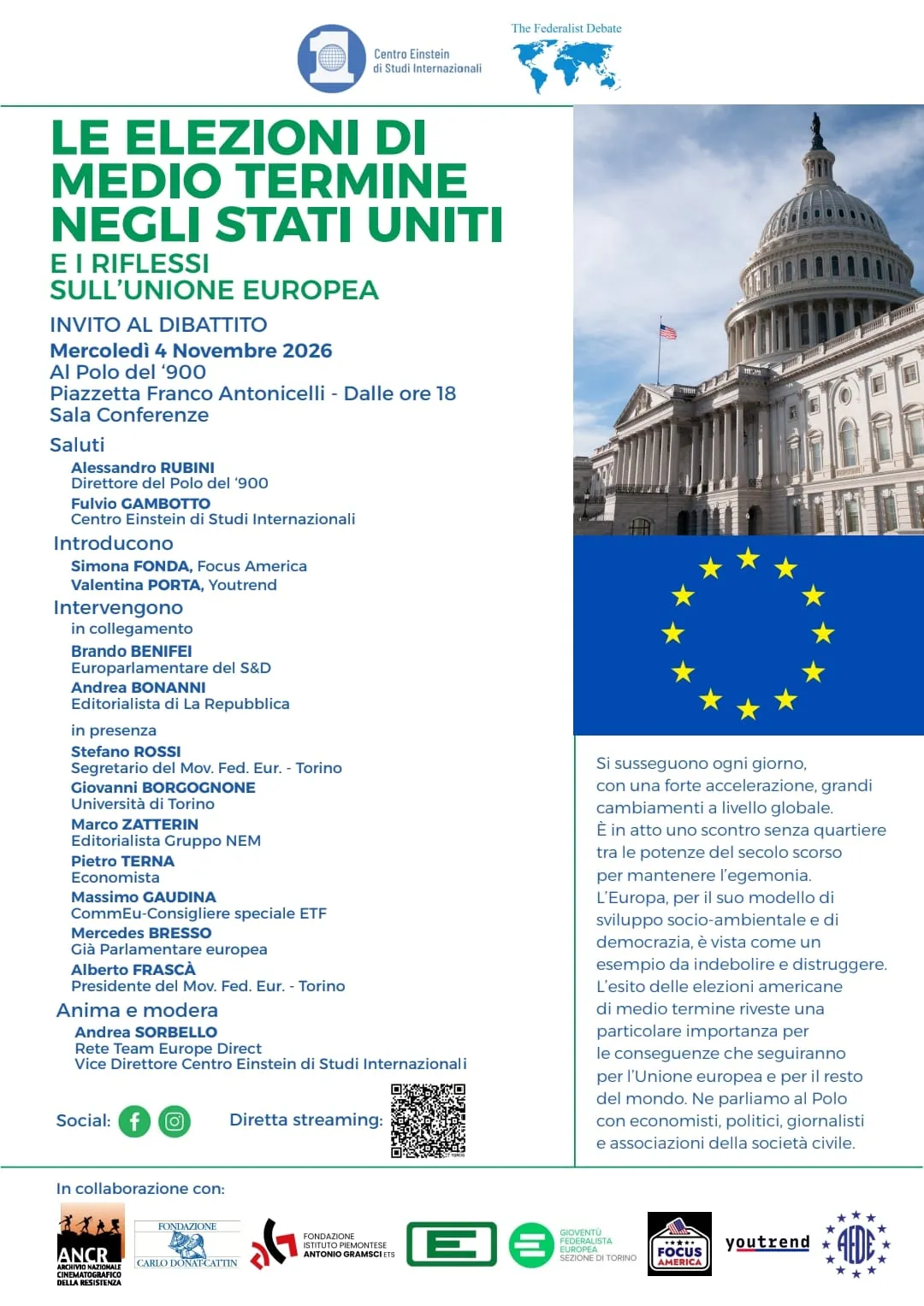 Le elezioni di mid-term negli Stati Uniti e i riflessi sull'UE
